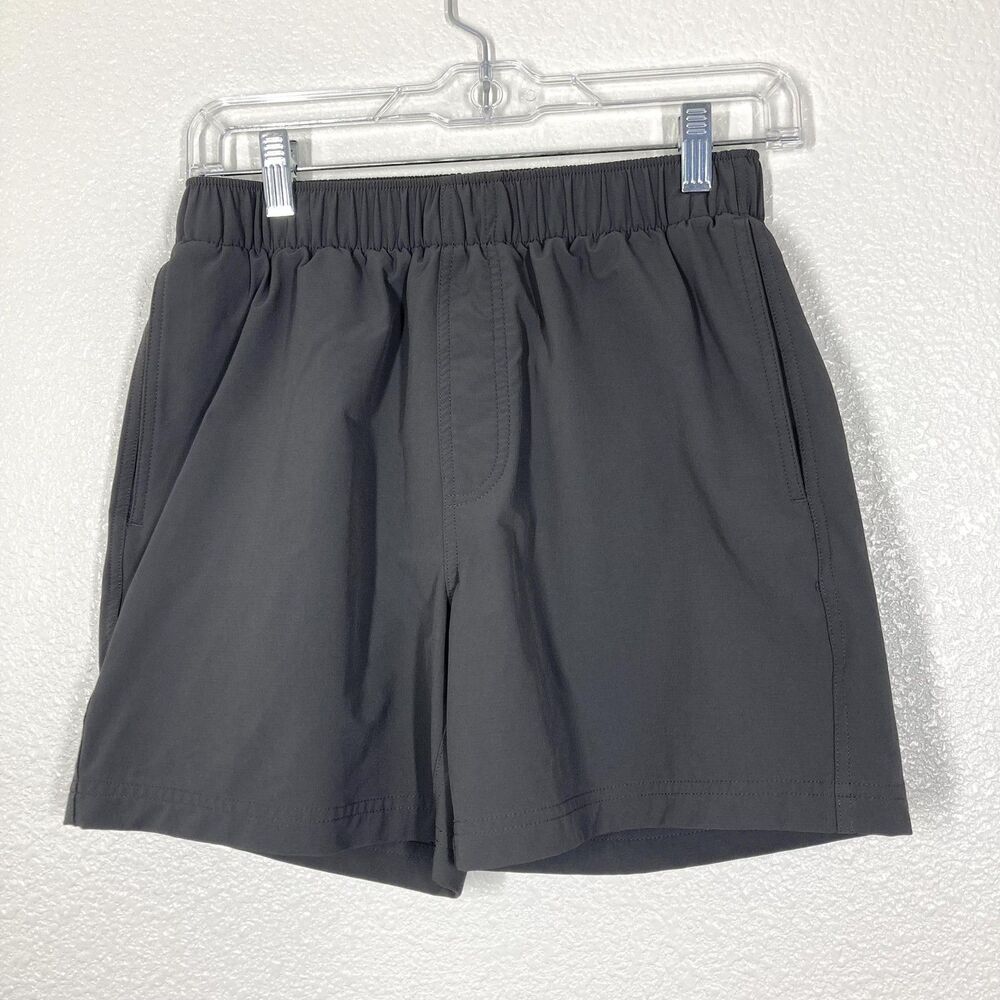 Olivers Apparel Shorts Mens Small Gray Athletic Drawstring Quick Dry